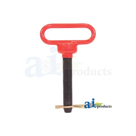 A & I Products Hitch Pin, Red Handled 3/4" x 4 7" x5" x2" A-HP104